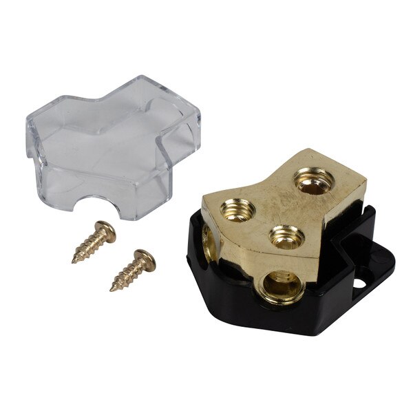 Main product image for 2 Way Power Distribution Block, 0/2/4 AWG in, 4/8/10 AWG Out263-674
